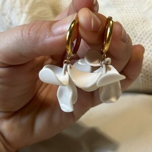 Noonday Collection flower earrings